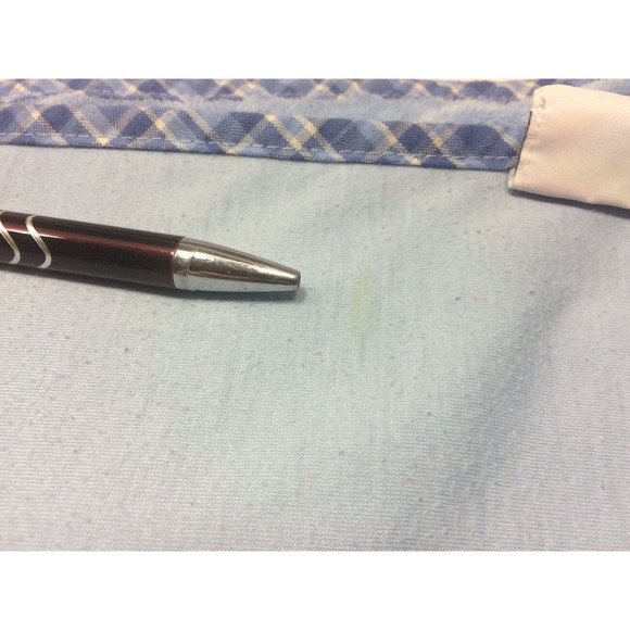 Cocalo Boy Baby Blanket Blue Baseball Applique Plaid Trim Binding 32 x 27 - Picture 6 of 6